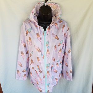 Women's Size 4 Icecream Cone Lavender Lightweight Jacket - Acos Petite
